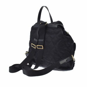 Prada Backpack Quilted Black Daypack Nylon